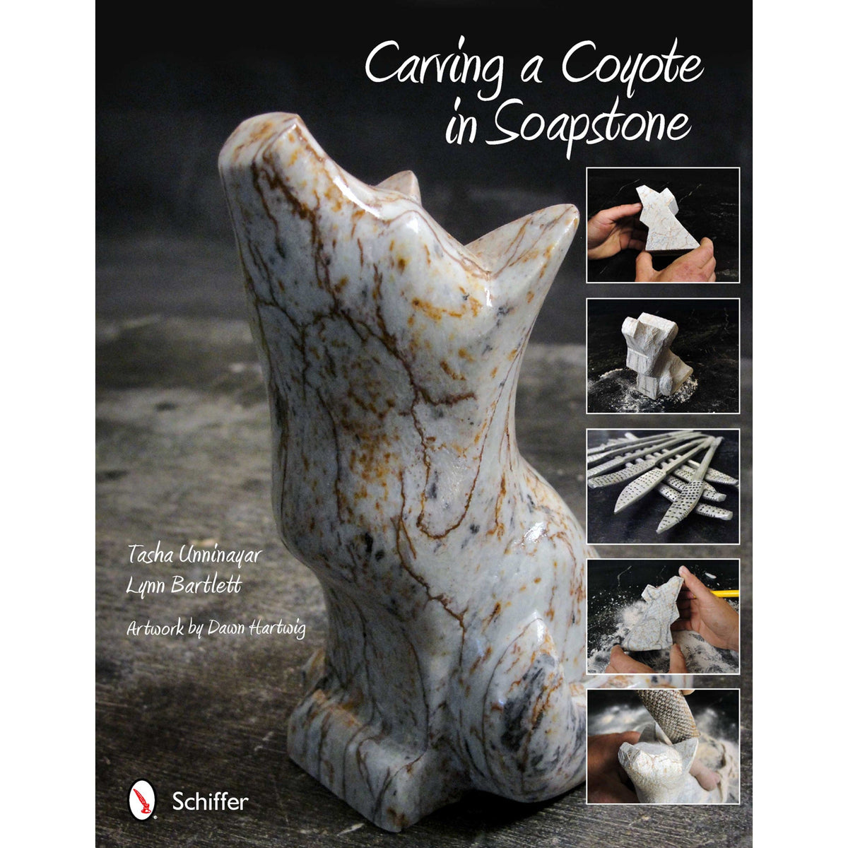 Carving a Coyote in Soapstone