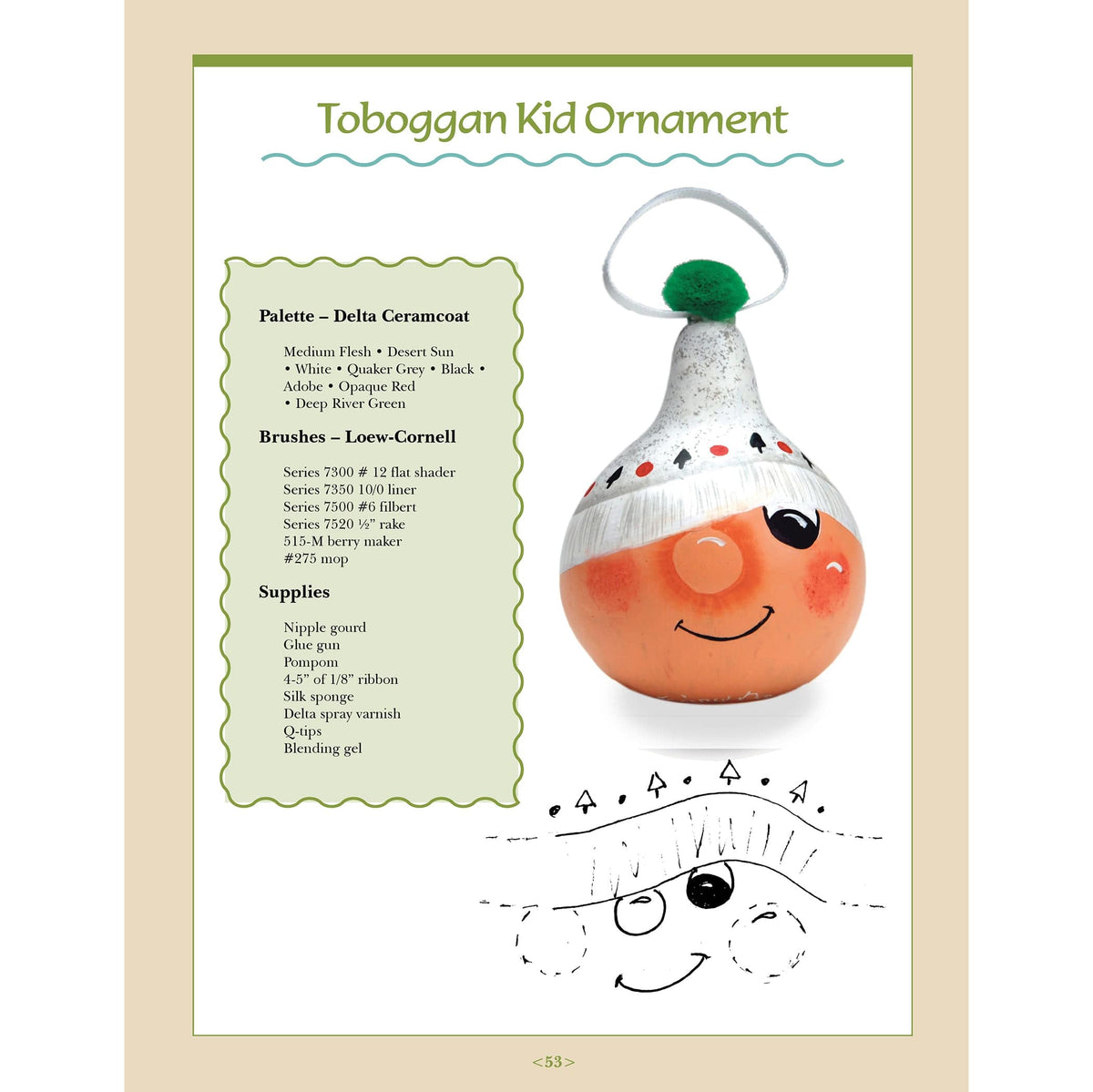 Holiday Fun: Painting Christmas Gourds