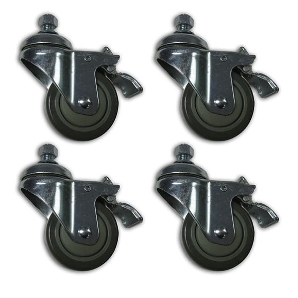 Swivel and Lock Casters - 4 Piece Set