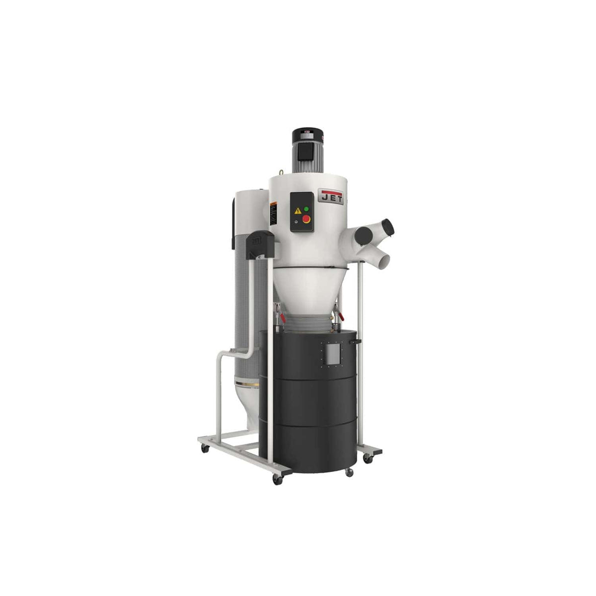 Cyclone Dust Collector with 2-Micron Canister Filter - 3 HP 1 Ph 230V - JCDC-3