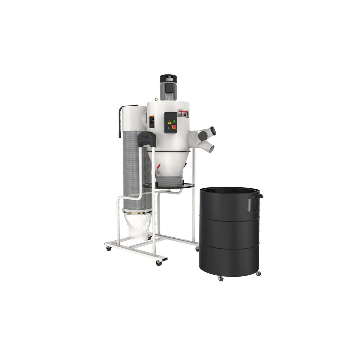 Cyclone Dust Collector with 2-Micron Canister Filter - 3 HP 1 Ph 230V - JCDC-3