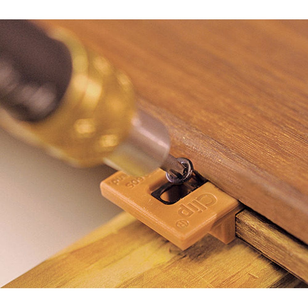 Extreme Ipe Clip Hidden Deck Fastener Kit, (525 pc), Brown