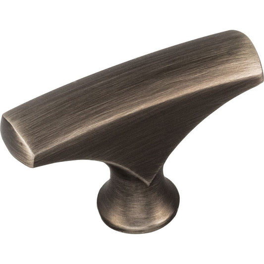 Zinc Die Cast Cabinet Knob, 1-5/8" Diameter  Brushed Pewter