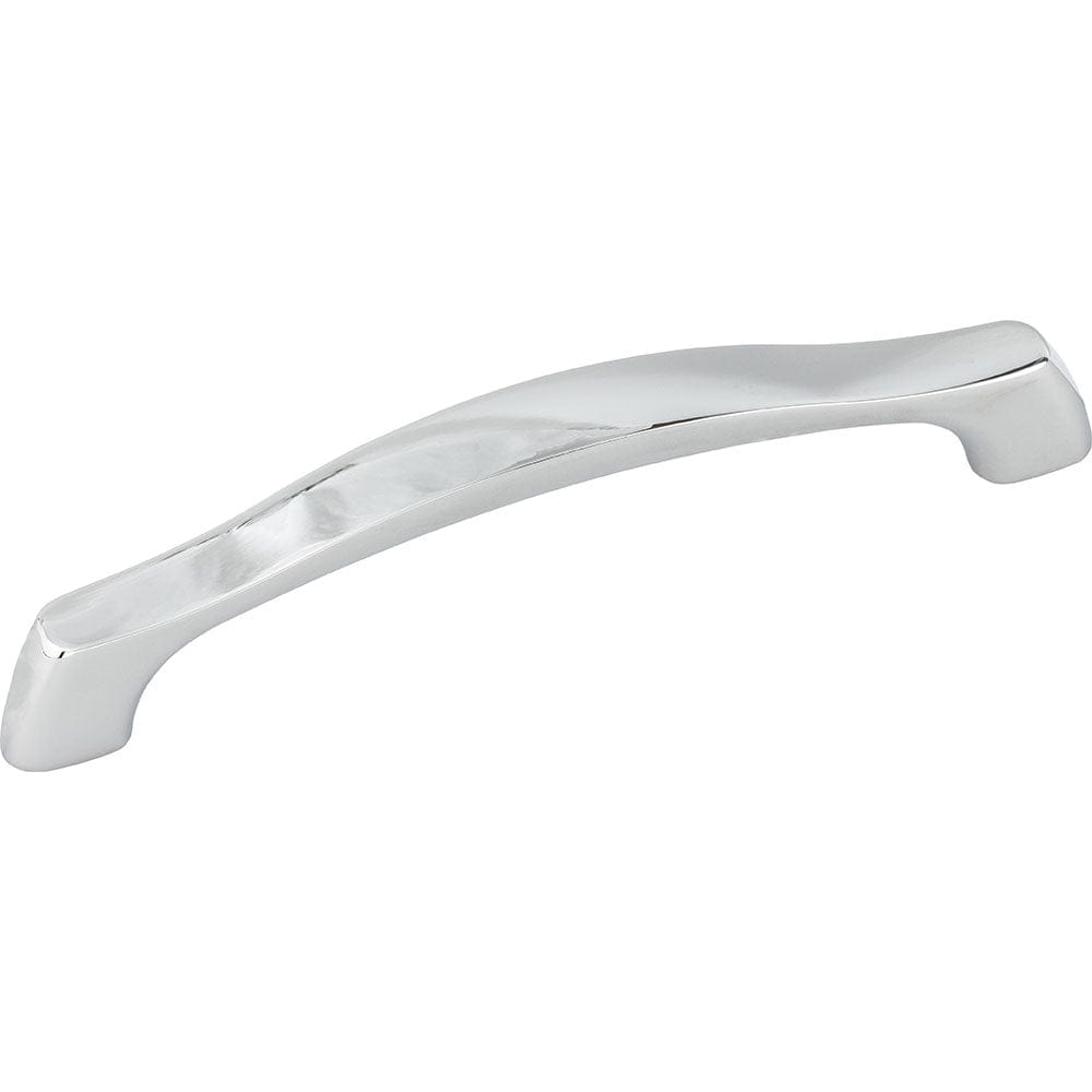 Cabinet Pull, 128mm C/C, 6-1/8" O.L.,  Polished Chrome