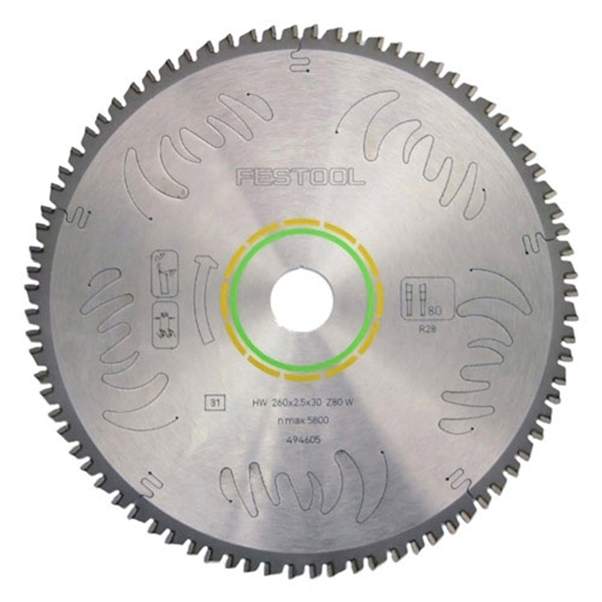 Universal Circular Saw Blade 10" x 60 Tooth ATB