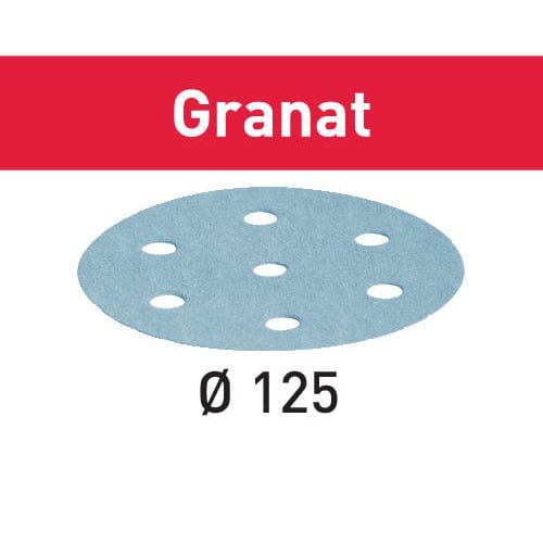 Granat D125 Sandpaper Disc, P80, 10 Pack