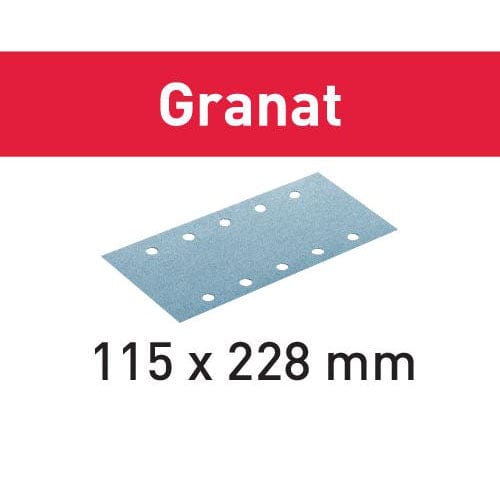 Granat 115X228mm Sanding Sheet, P150 – 100 pack