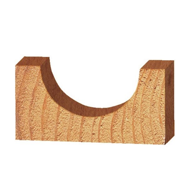 Round Nose (Core Box) Router bits - 1/2" SH