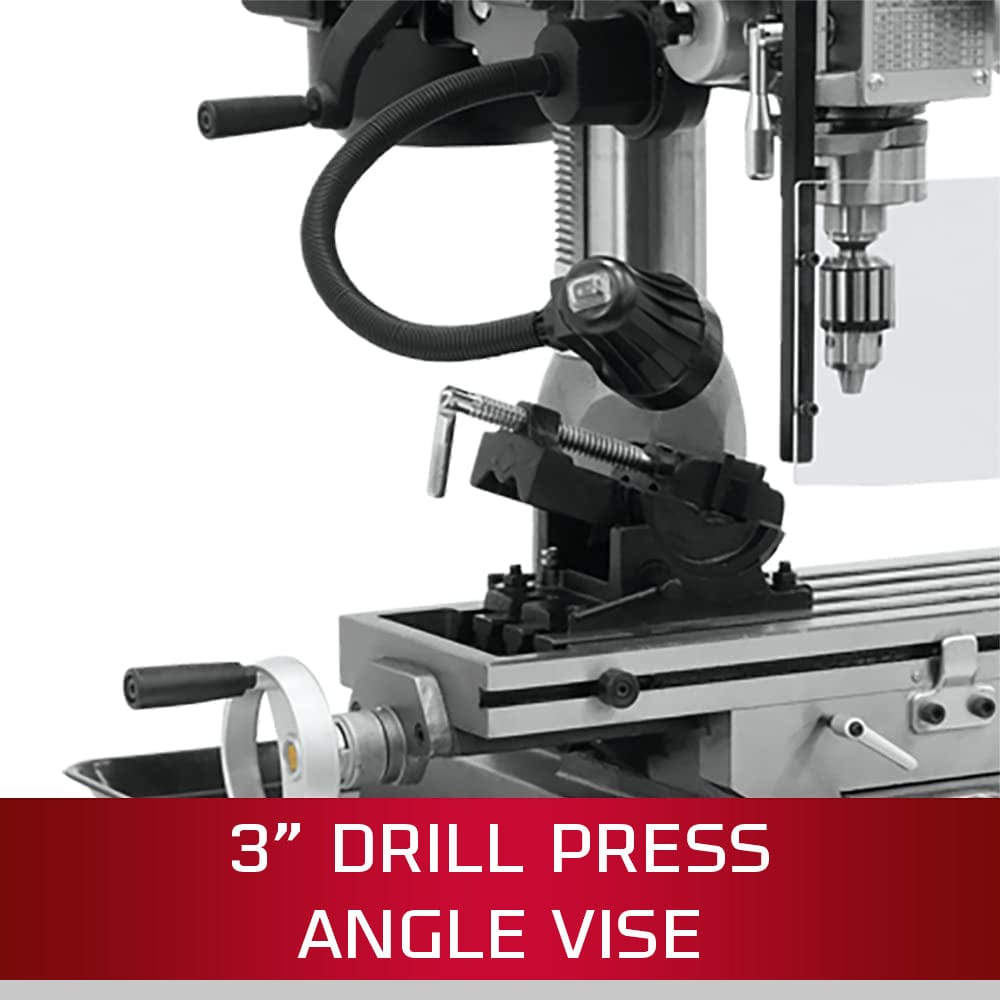 JMD-18 Mill/Drill With R-8 Taper - 115V - 1 Ph