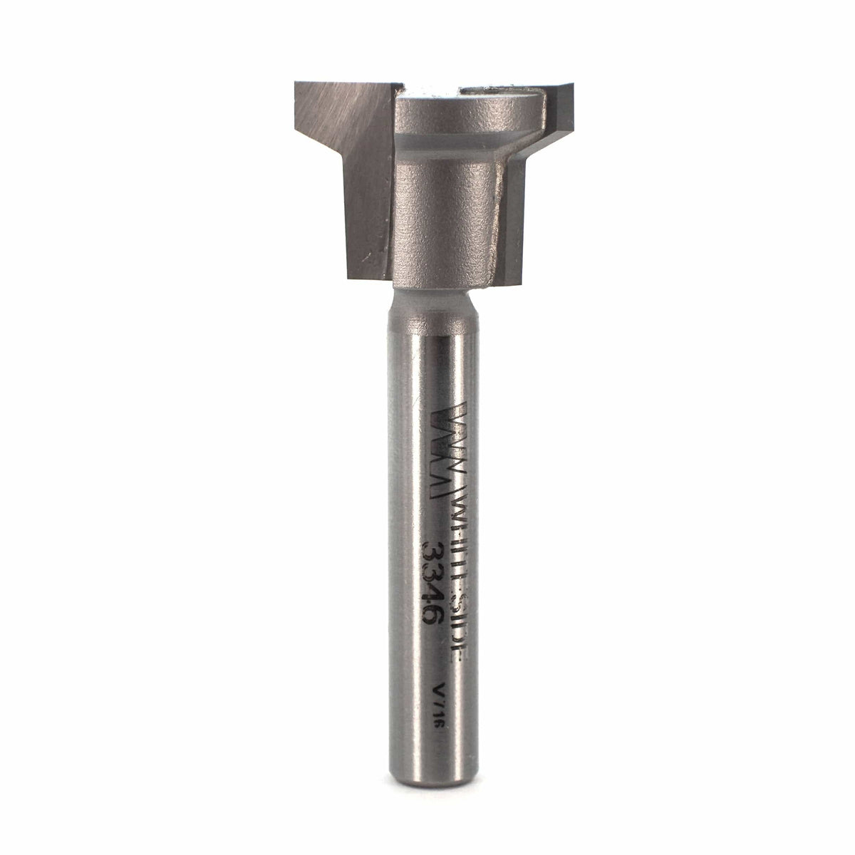 3346 Locking Drawer Glue Joint Router Bit 1/4" SH 3/4" D X 1/2" CL X 1-7/8" OL