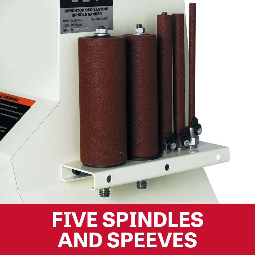 Benchtop Oscillating Spindle Sander - 1/2 HP 1 Ph 115V - JBOS-5