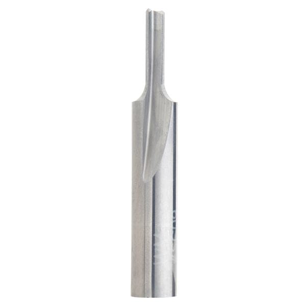 Solid Carbide Double Flute Straight Cut Router Bit - 1/4" SH