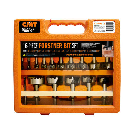 Forstner Bit Set - Imperial - 16 Piece