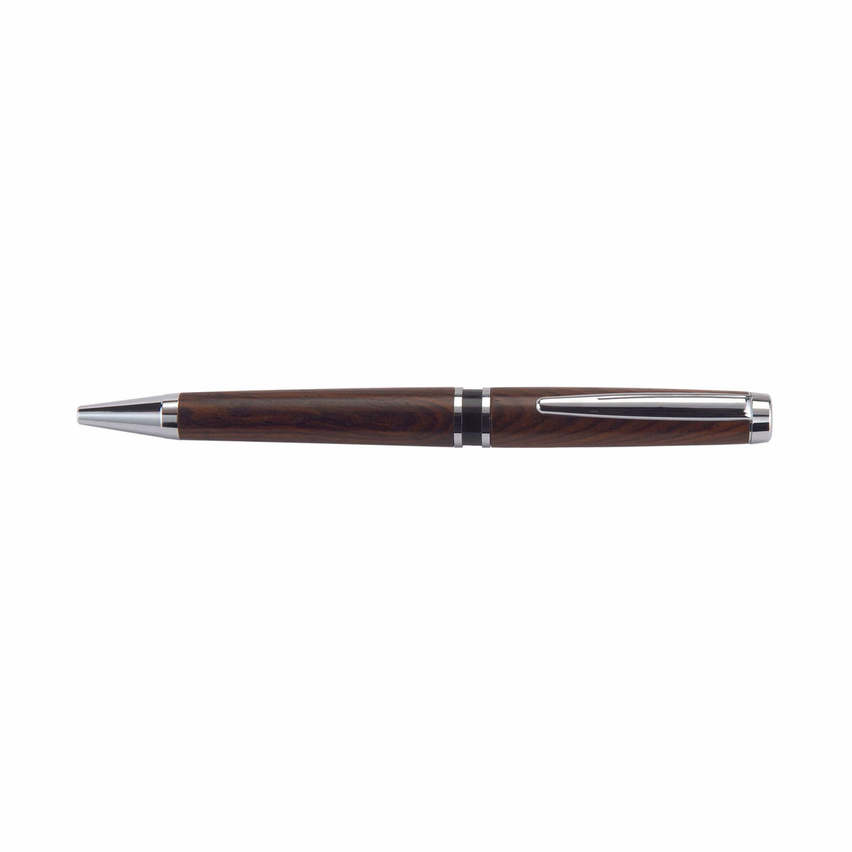 Hart Double Twist Ballpoint Pen Kit - Chrome