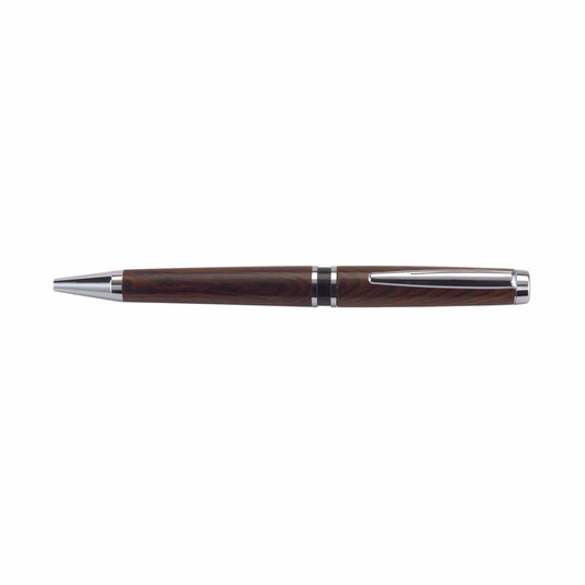 Hart Double Twist Ballpoint Pen Kit - Chrome