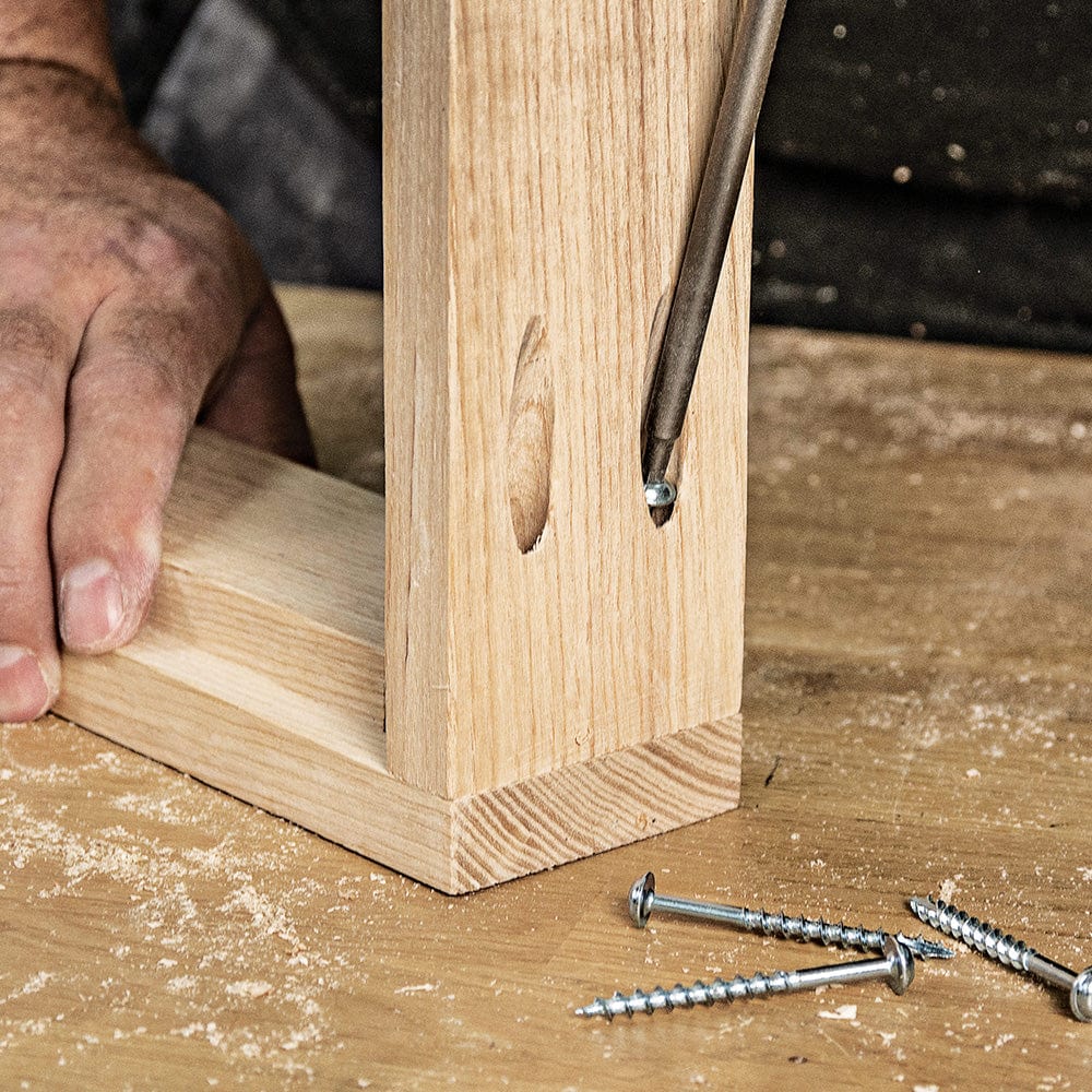 Pocket Hole Screws for Hardwoods- 1 1/4" Long Fine Self-Cutting Threaded Square Drive- 500 Piece 