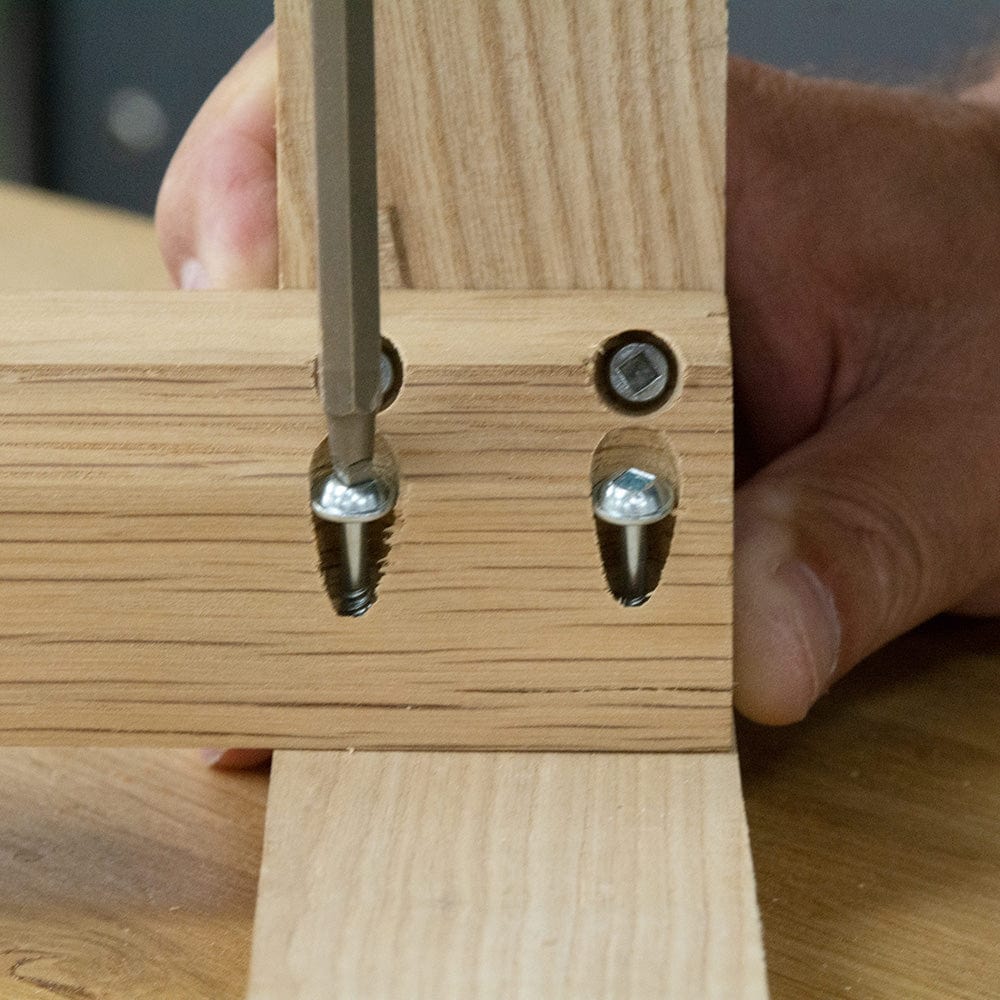 Pocket Hole Screws for Hardwoods- 1 1/4" Long Fine Self-Cutting Threaded Square Drive- 500 Piece 