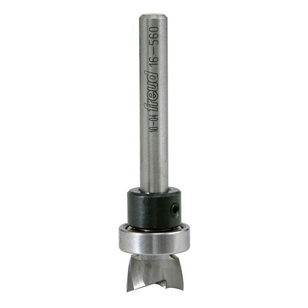 16-560 Mortising Router Bit with Top Bearing - 1/4" SH - 1/2" D - 5/16"