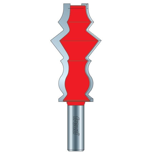 Wide Crown Molding Router Bit System - 1/2" SH