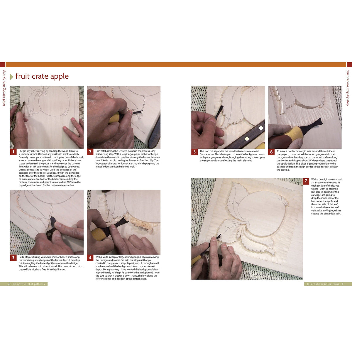101 Artistic Relief Patterns for Woodcarvers, Woodburners and Crafters