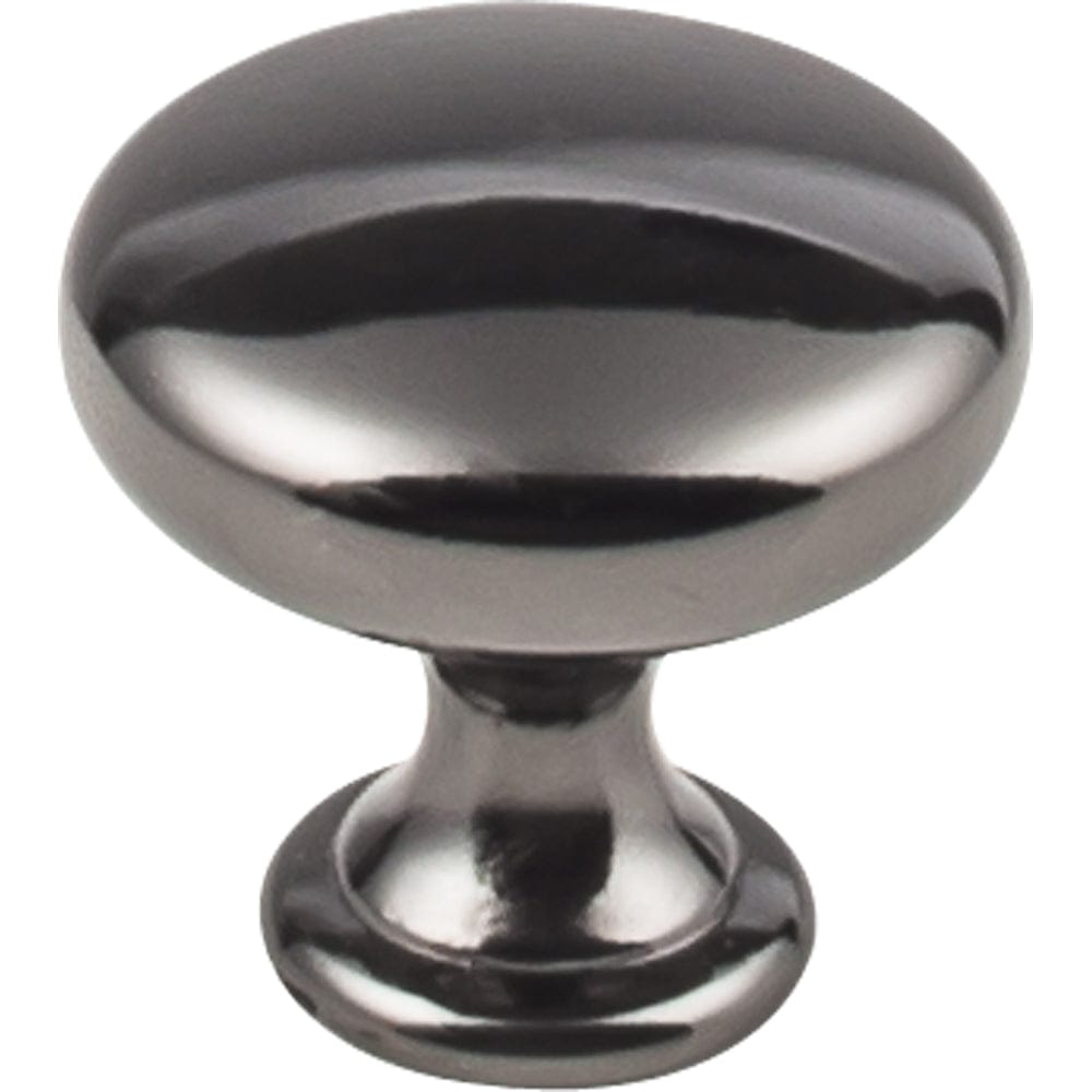 Madison Knob, 1-3/16" Dia.,  Black Nickel
