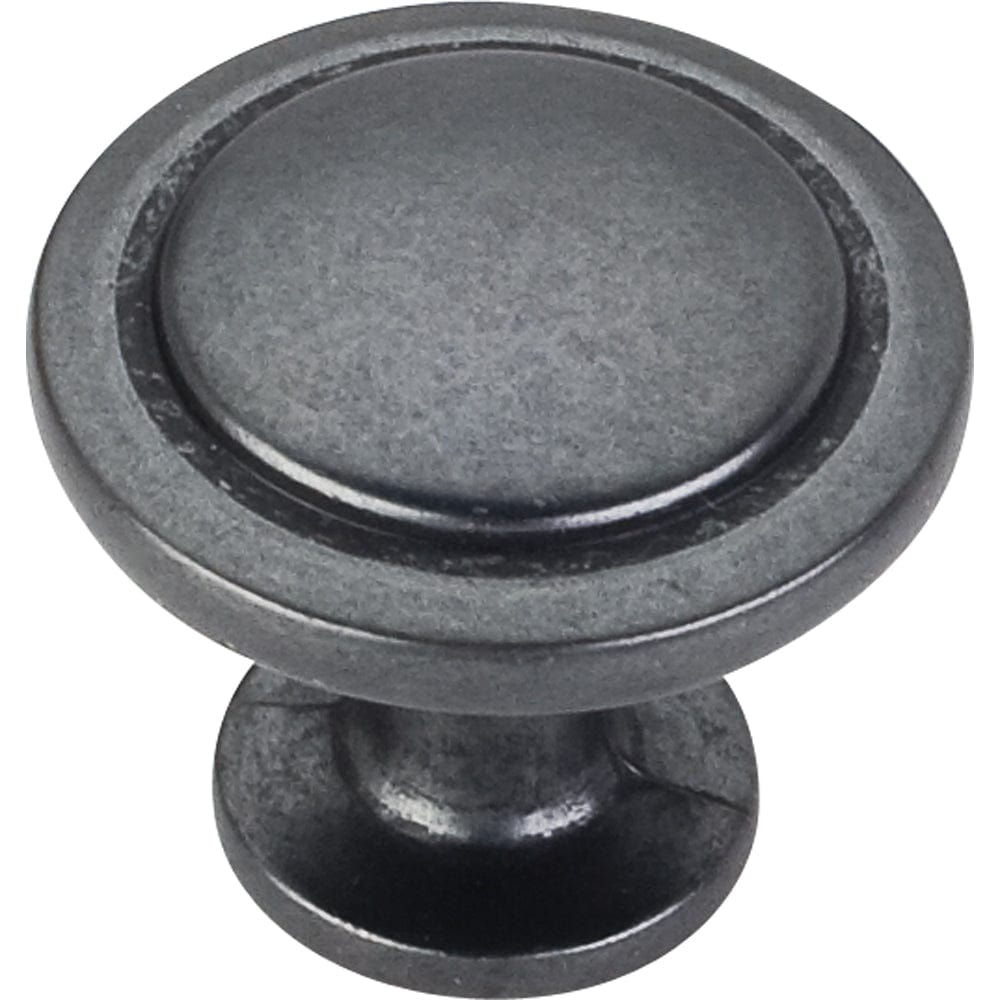 Gatsby Knob, 1-1/4" Dia.,  Gun Metal