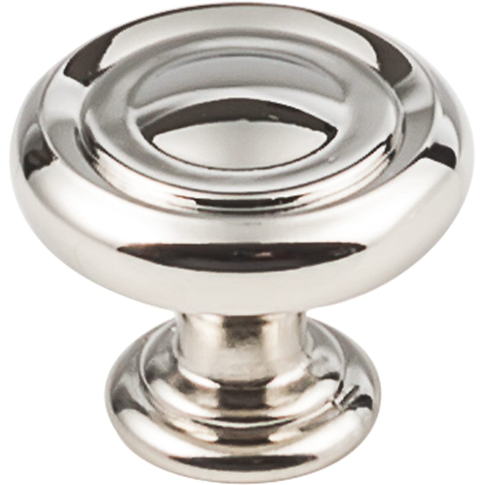 Bremen 1 Knob, 1-1/4" Dia.,  Polished Nickel