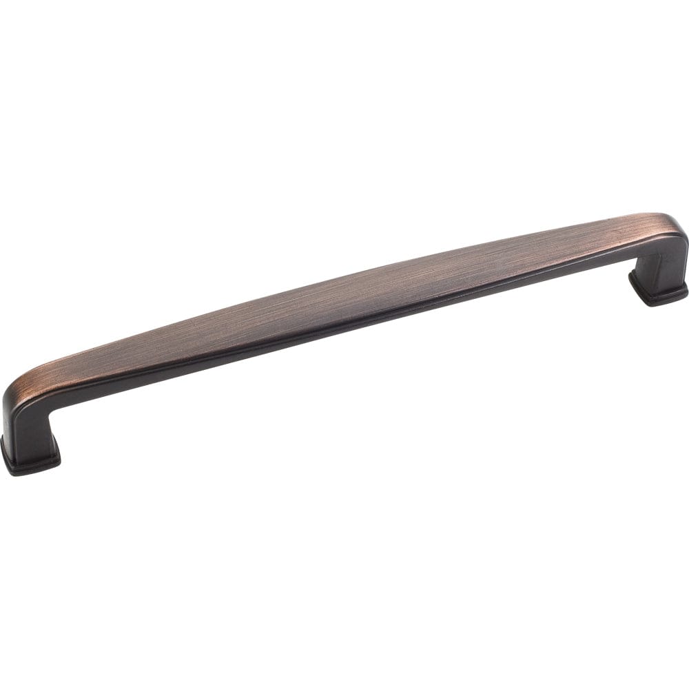 Milan 1 Plain Square Pull, 160 mm C/C, Brushed Oil Rubbed Bronze