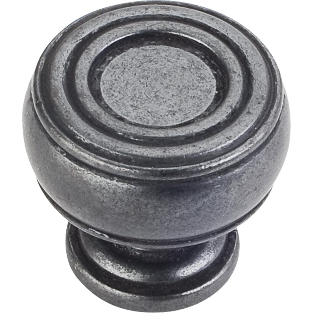 Bremen 2 Barrel Knob, 1-3/16" Dia.,  Gun Metal