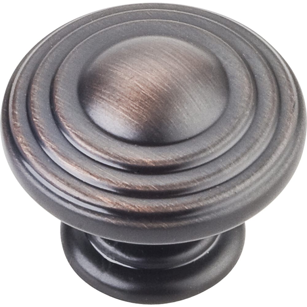 Bremen 2 Stacked Knob, 1-1/4" Dia.,  Brushed Oil Rubbed Bronze