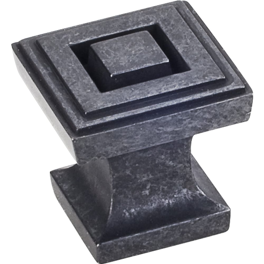 Delmar Knob 1" O.L., Gun Metal
