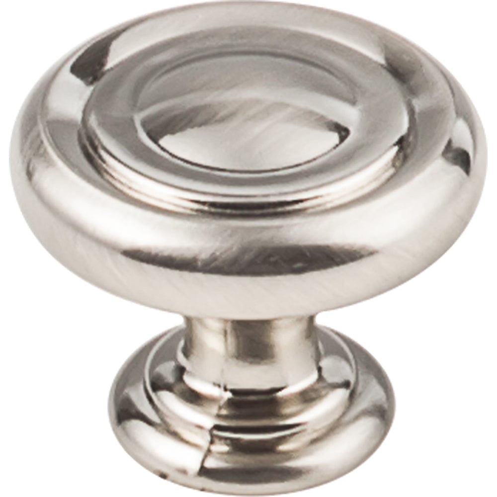 Bremen 1 Knob, 1-1/4" Dia.,  Satin Nickel