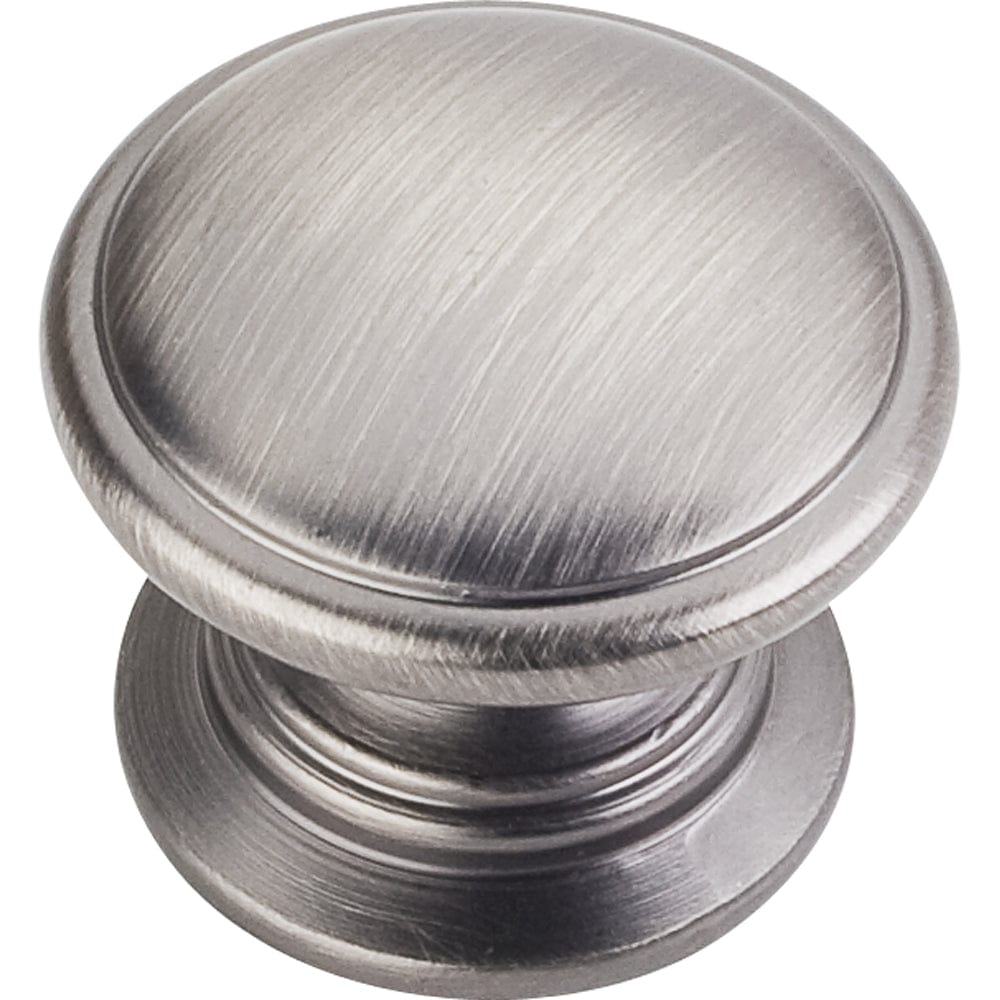 Durham Knob, 1-1/4" Dia.,  Brushed Pewter