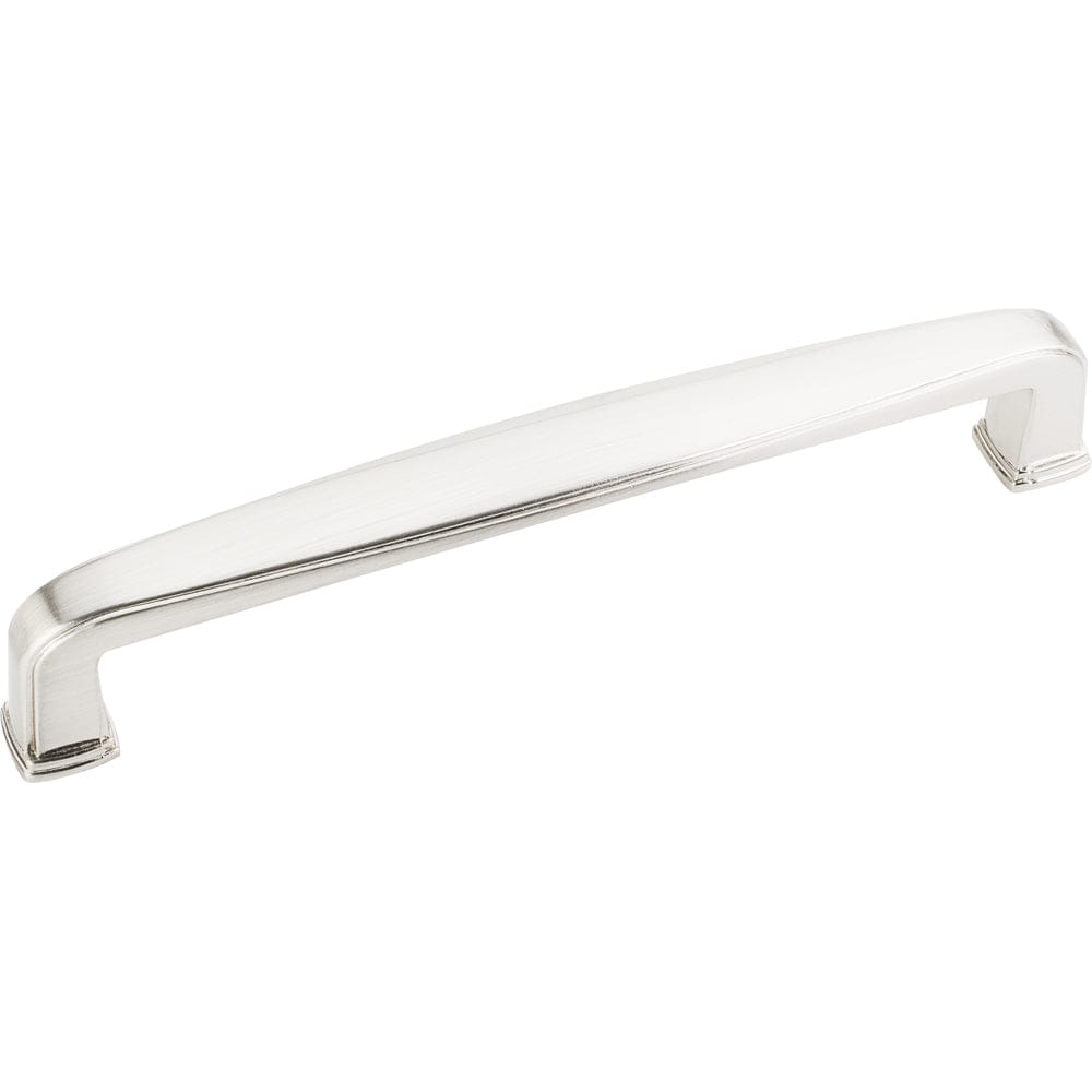 Milan 1 Plain Square Pull, 128 mm C/C, Satin Nickel
