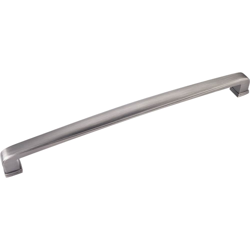 Milan 1 Appliance Handle, 12" C/C, Brushed Pewter