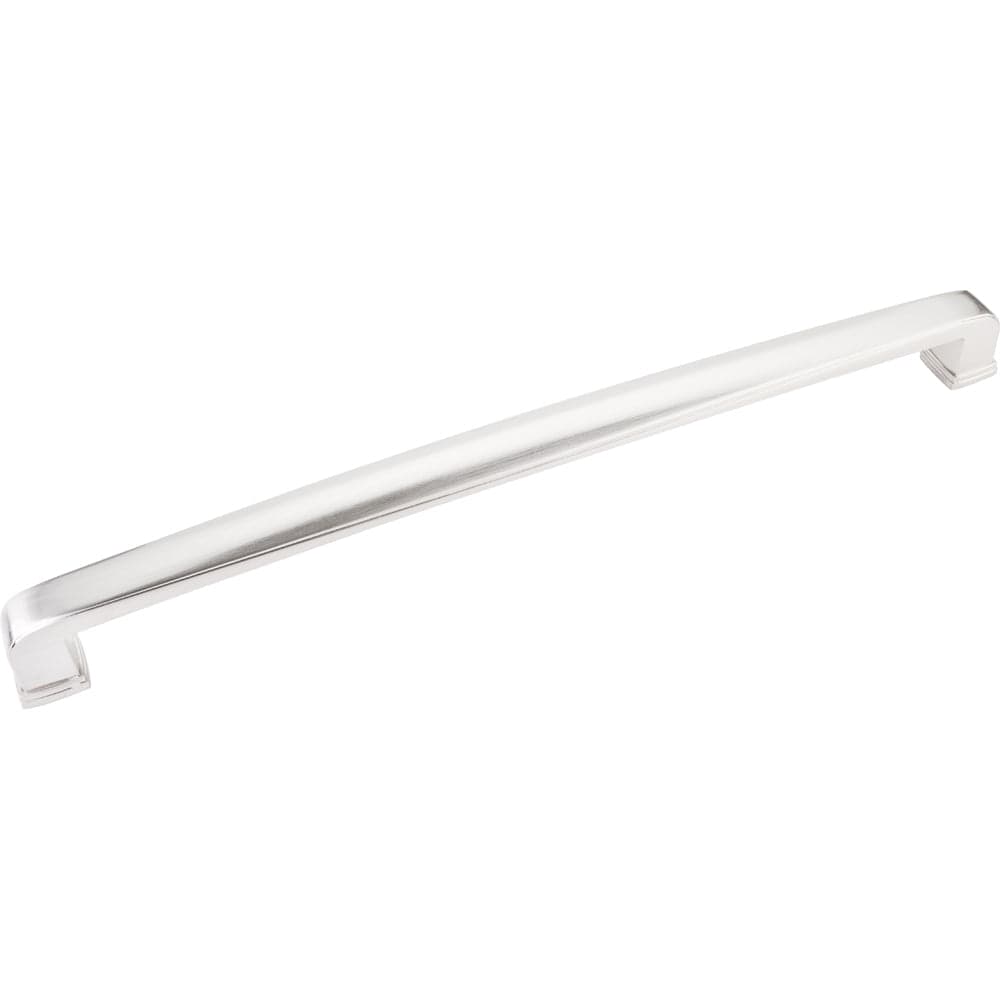 Milan 1 Plain Square Appliance Handle, 12" C/C, Satin Nickel