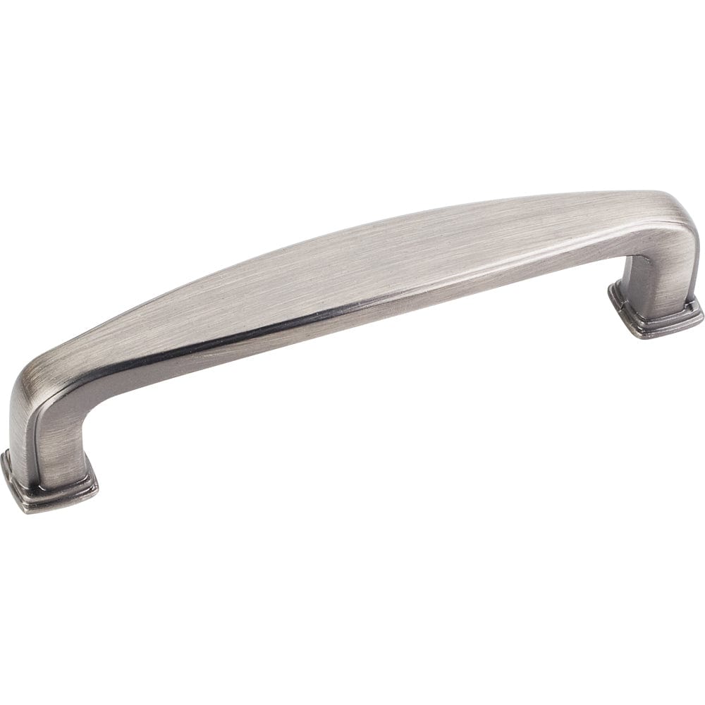 Milan 1 Plain Square Pull, 96 mm C/C, Brushed Pewter