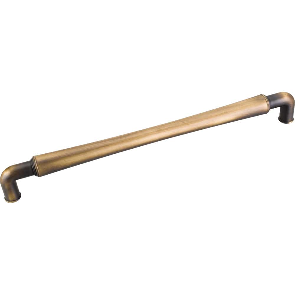 Bremen 2 Appliance Handle, 12" C/C, Antique Brushed Satin Brass