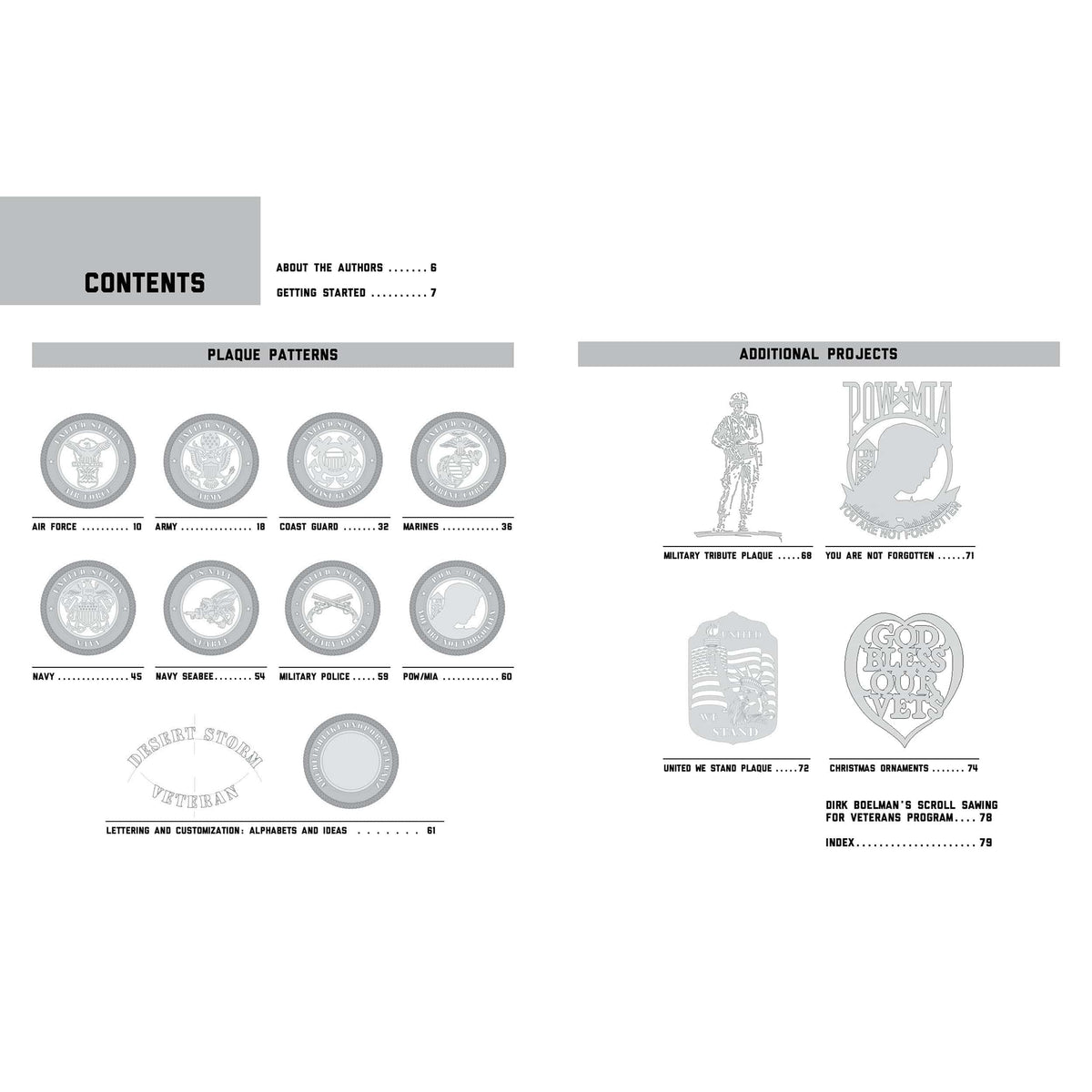 U.S. Military Designs for Woodworking and Other Crafts
