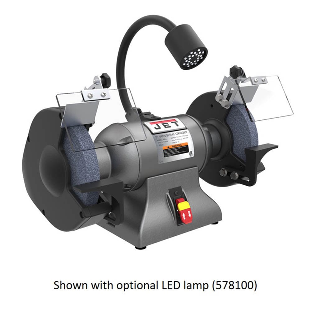 8" Industrial Bench Grinder - 1 HP