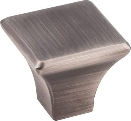Marlo Knob, 1-1/8" O.L.,  Brushed Pewter