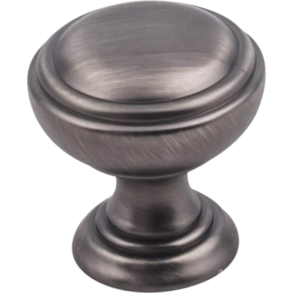 Tiffany Knob, 1-1/4" Dia.,  Brushed Pewter