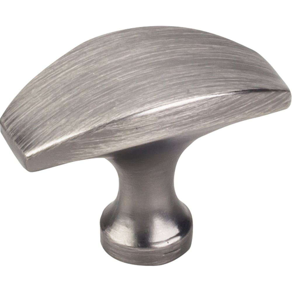 Cosgrove Knob, 1-1/2" O.L., Brushed Pewter