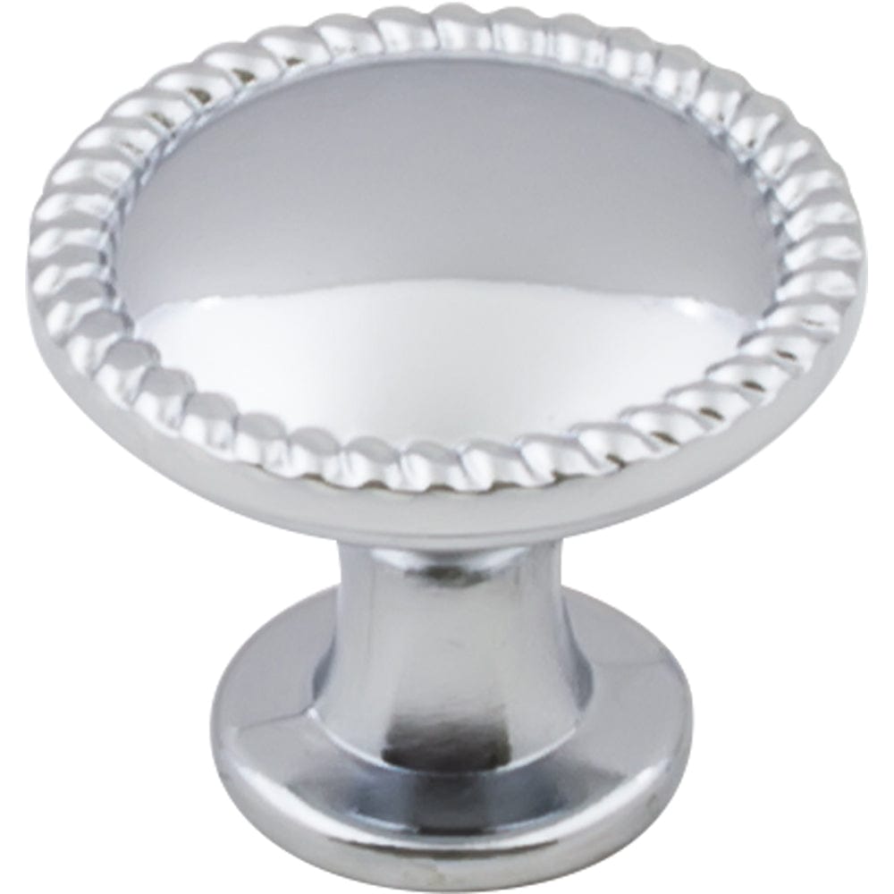 Lindos Round Knob, 1-1/4" Dia.,  Polished Chrome