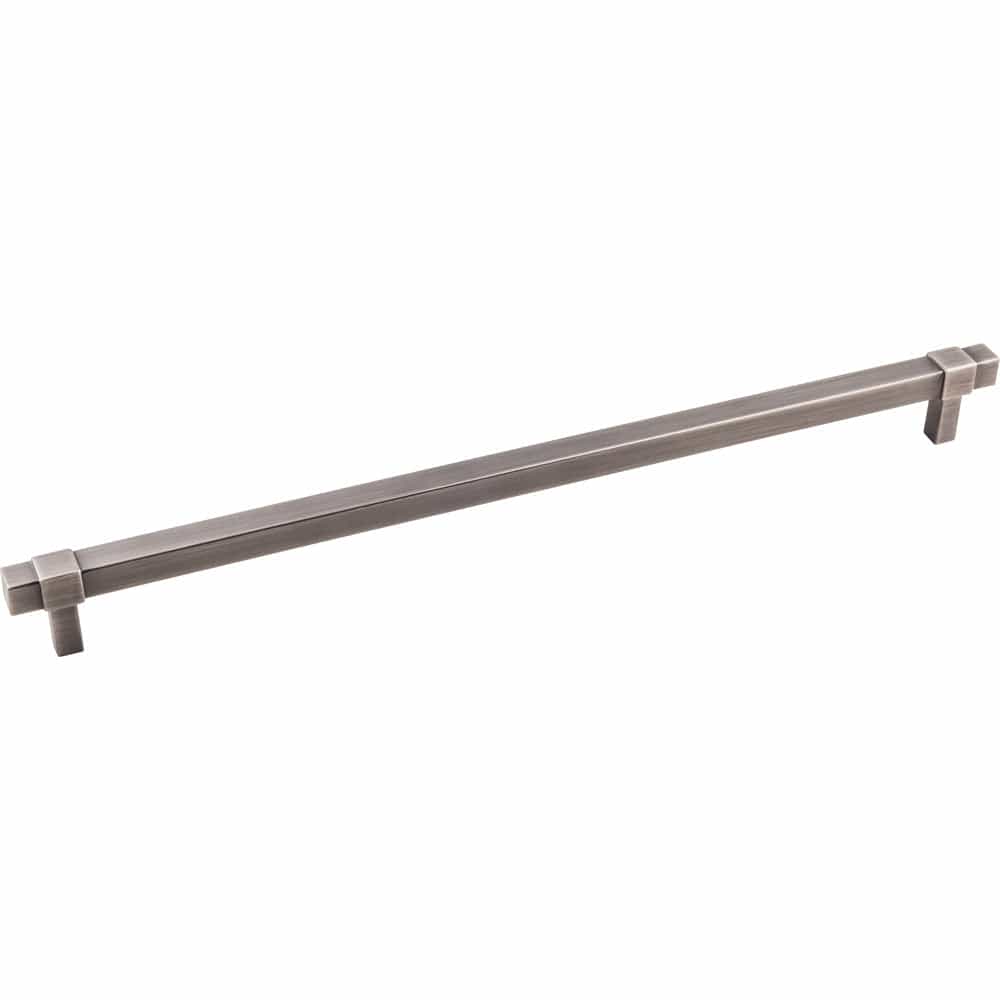 Zane Pull, 305 mm C/C, Brushed Pewter