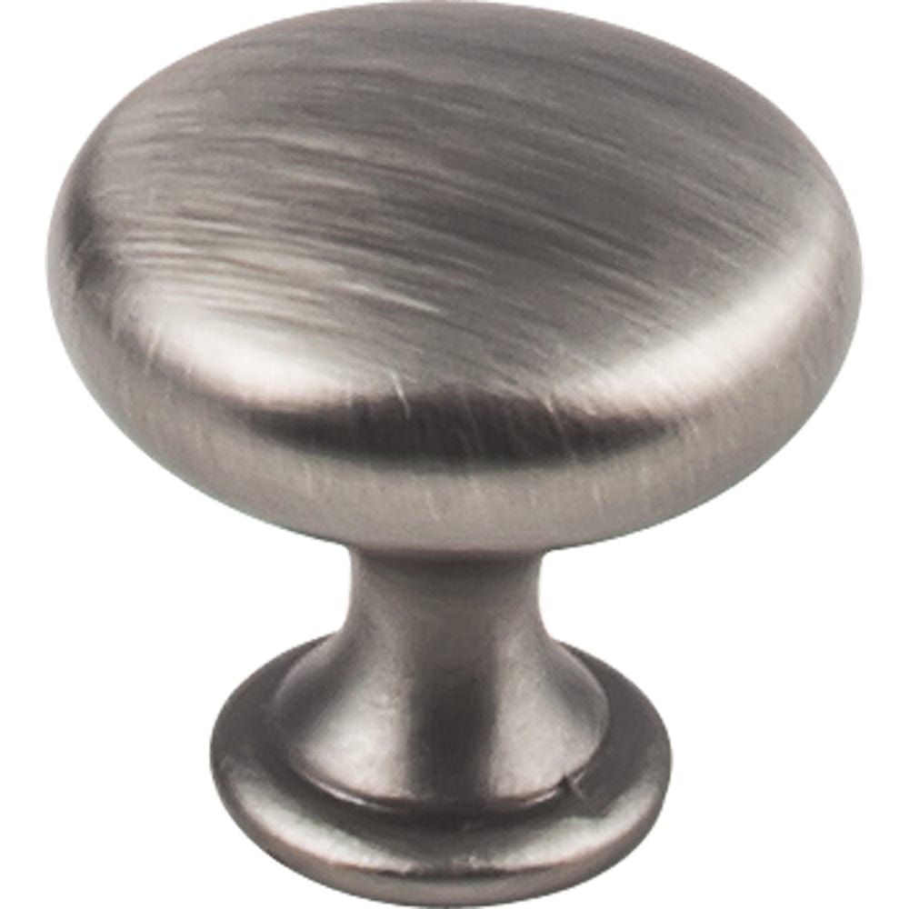Madison Knob, 1-3/16" Dia.,  Brushed Pewter