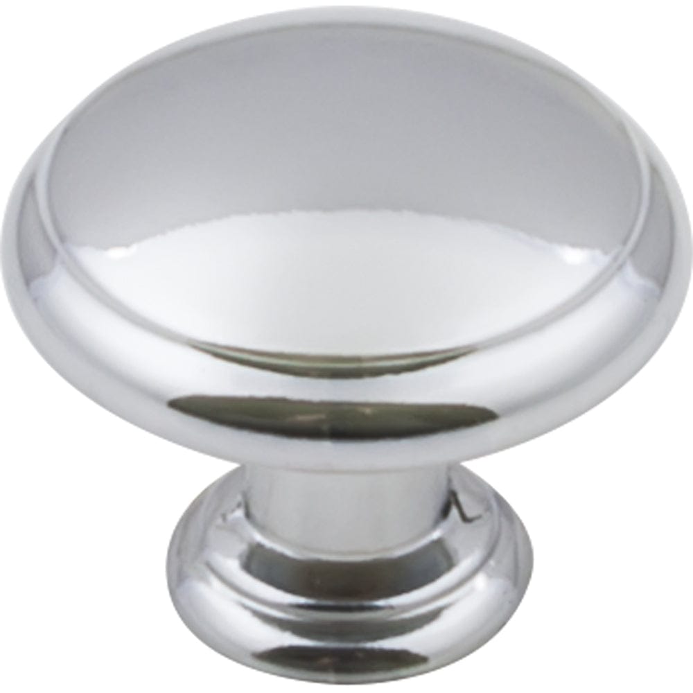 Gatsby Knob, 1-3/16" Dia.,  Polished Chrome