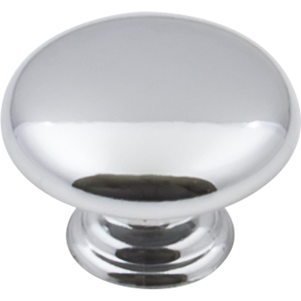 Gatsby Knob, 1-3/16" Dia.,  Polished Chrome