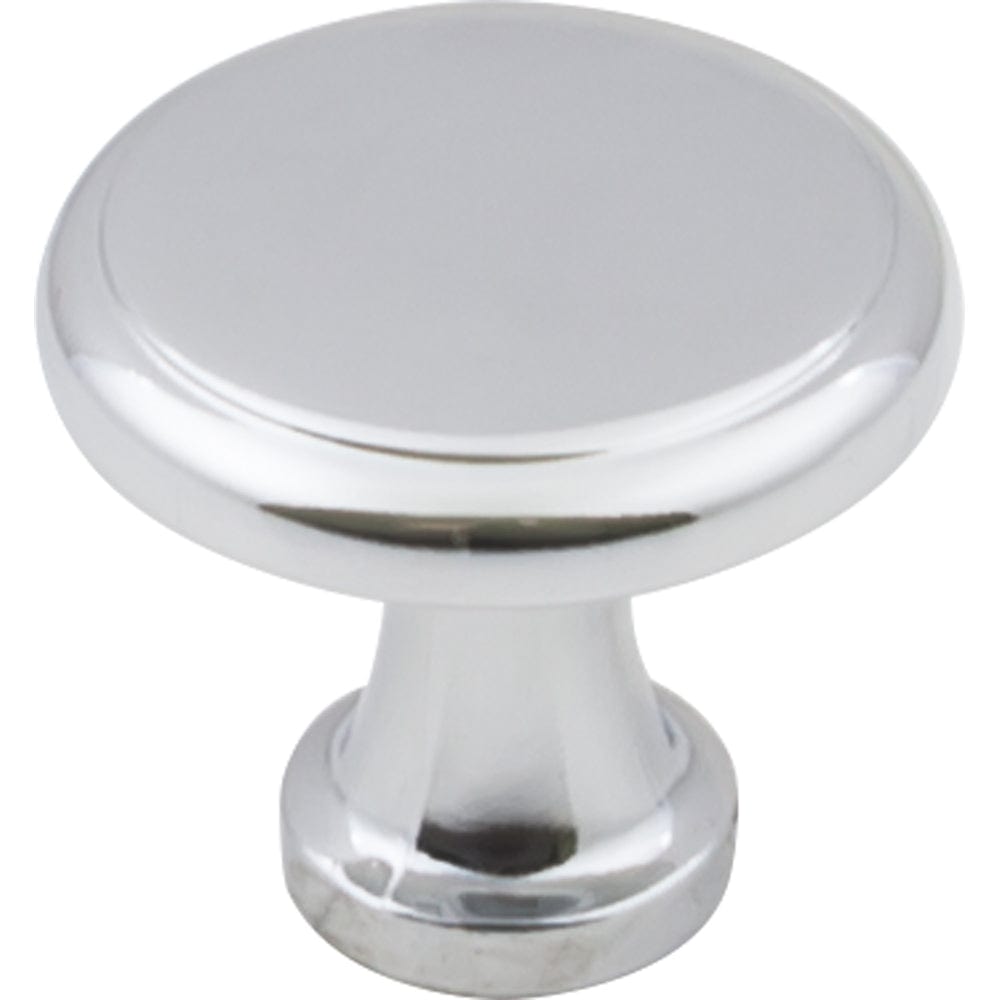 Gatsby Knob, 1-1/8" Dia.,  Finnish -Polished Chrome