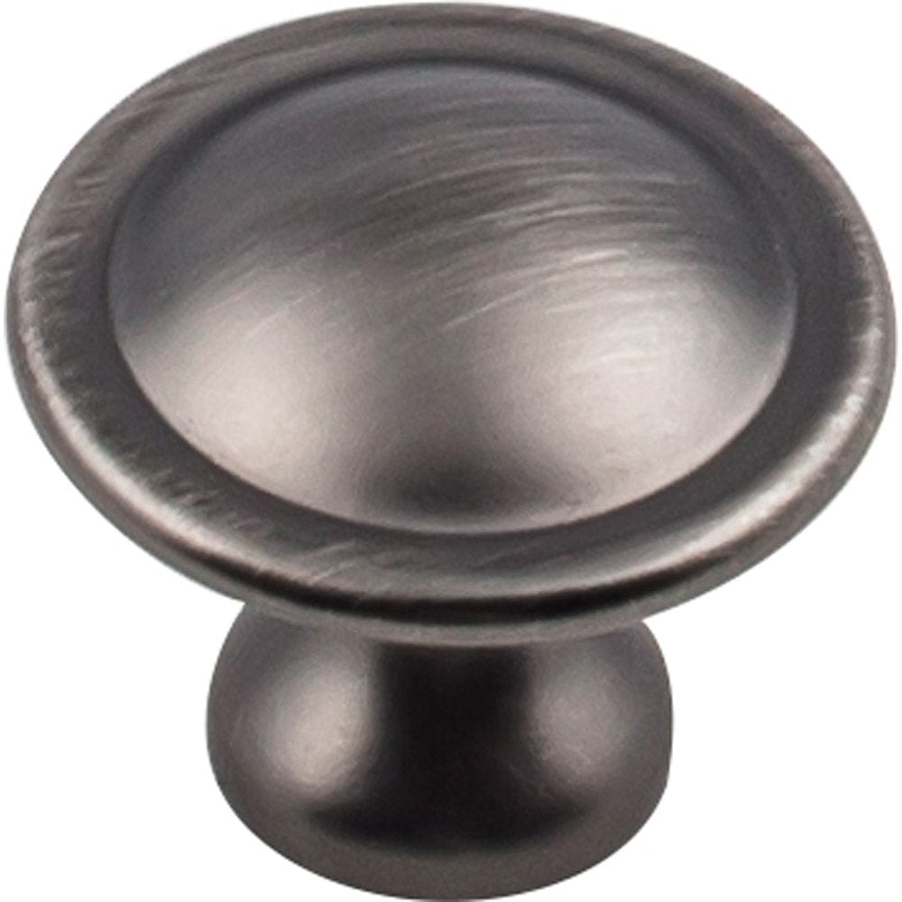 Watervale Knob, 1-1/8" Dia.,  Brushed Pewter